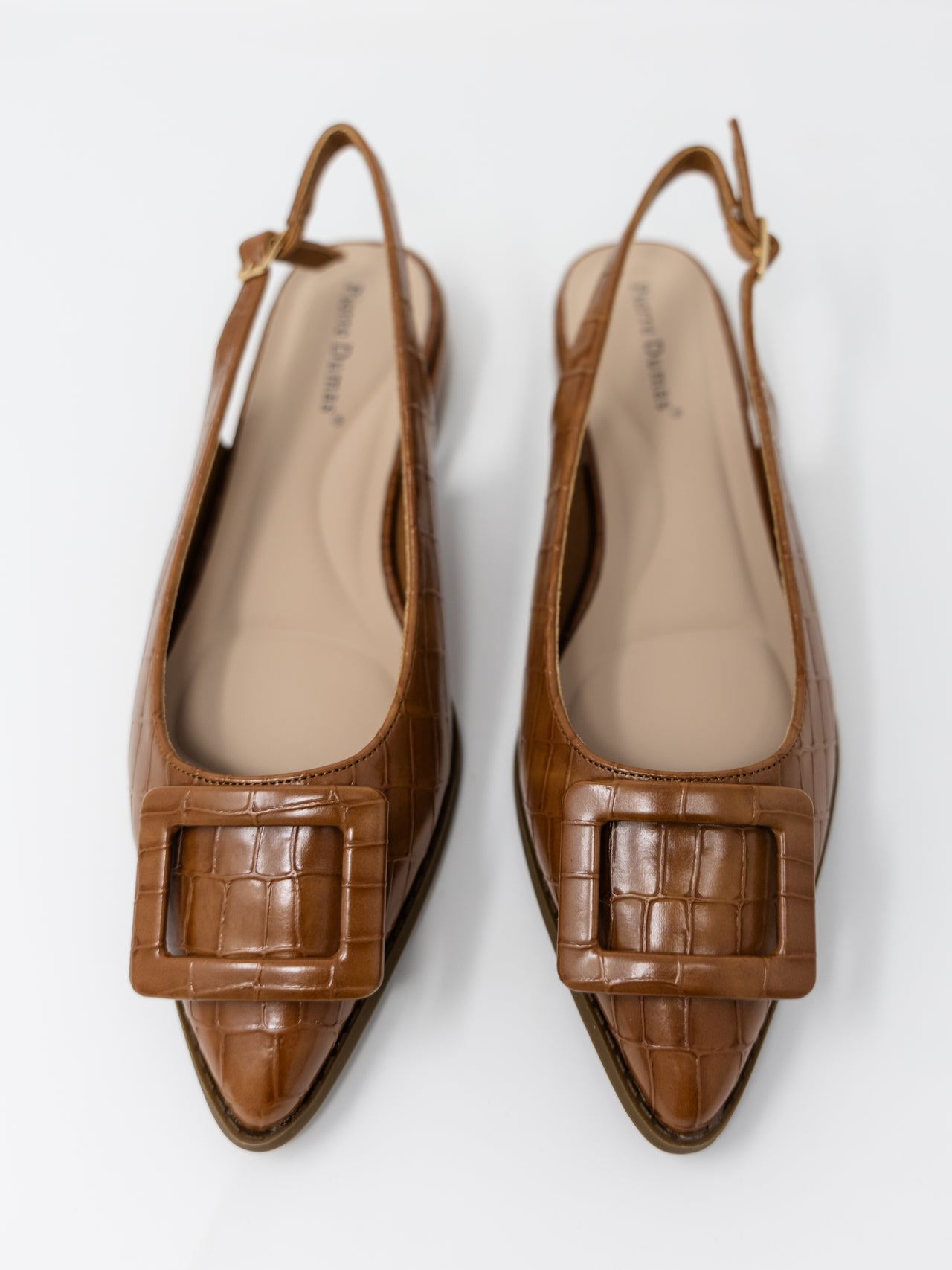Electra Slingback Flats- New Tan