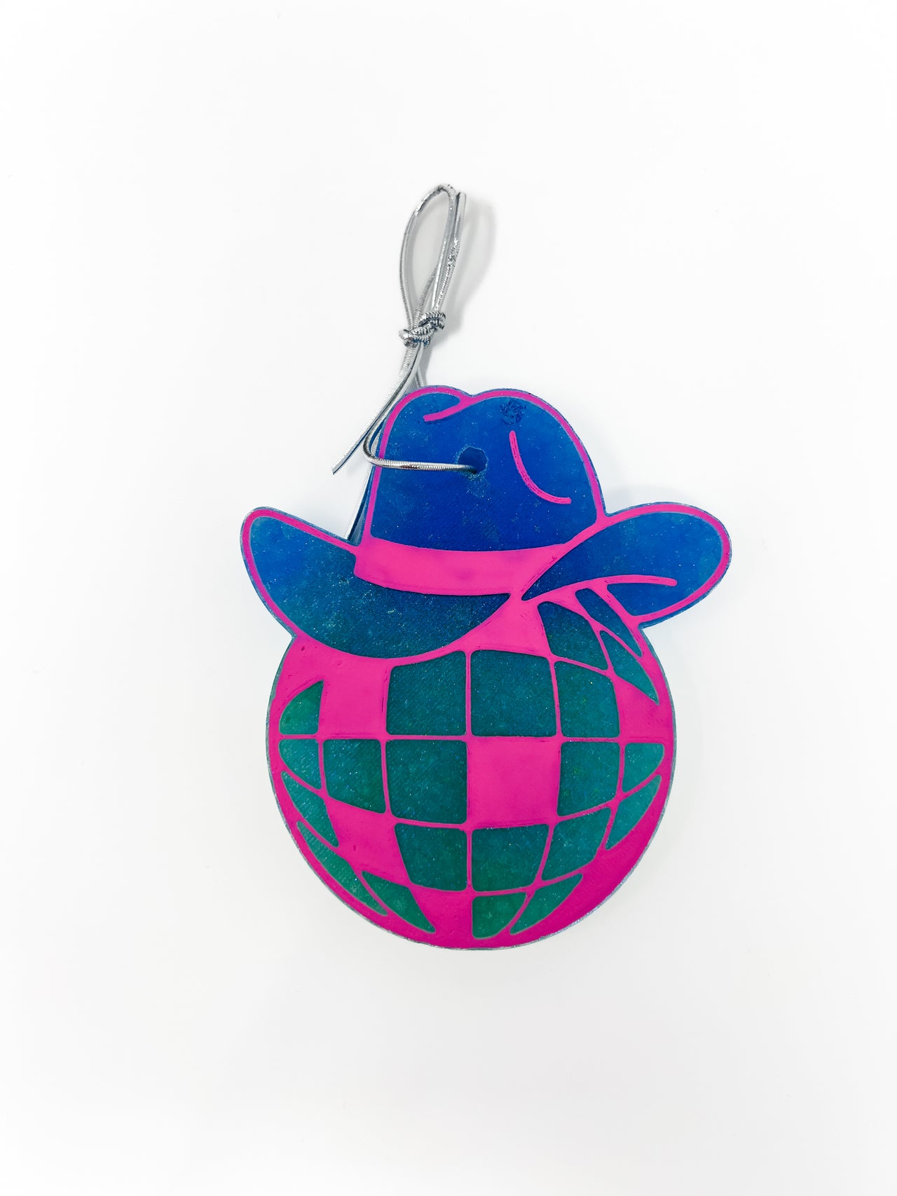 Disco Ball Cowgirl Hat Car Scent