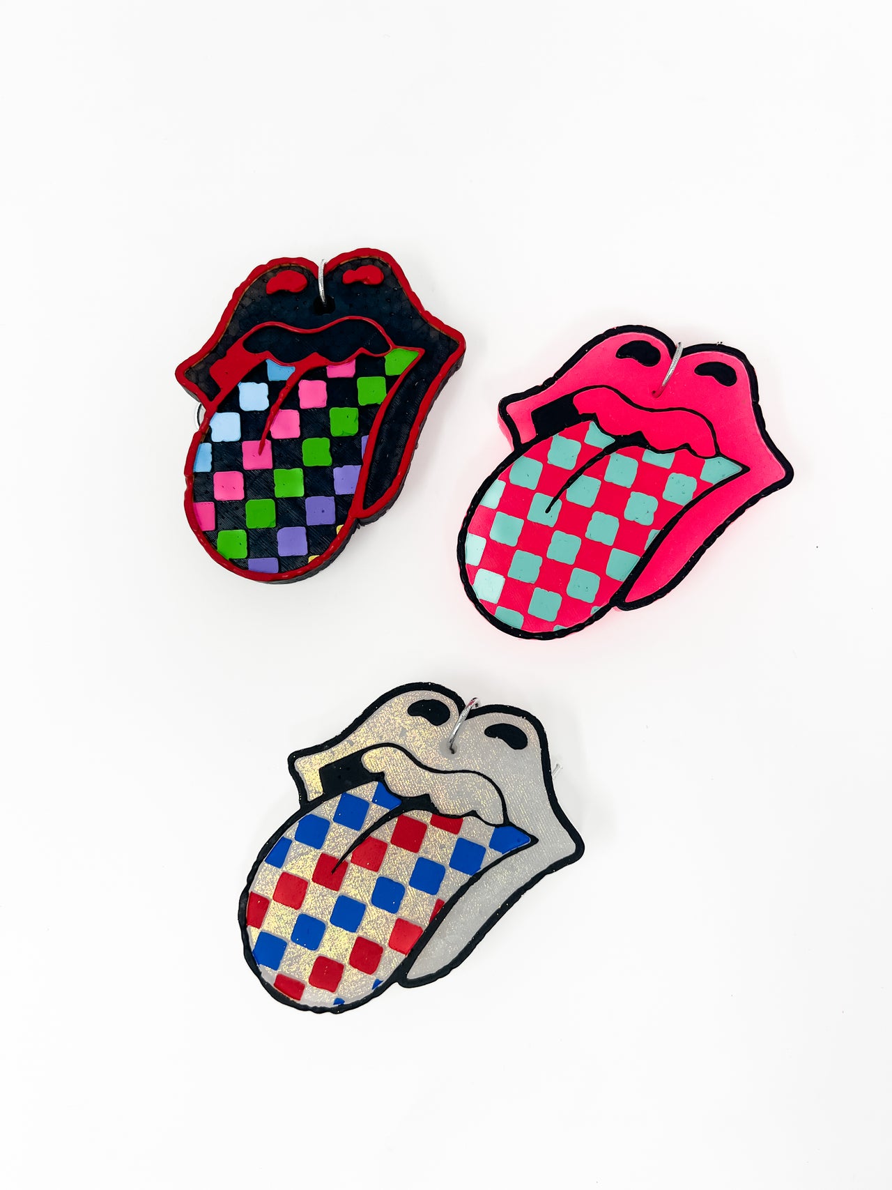 Checkered Tongue Car Scent