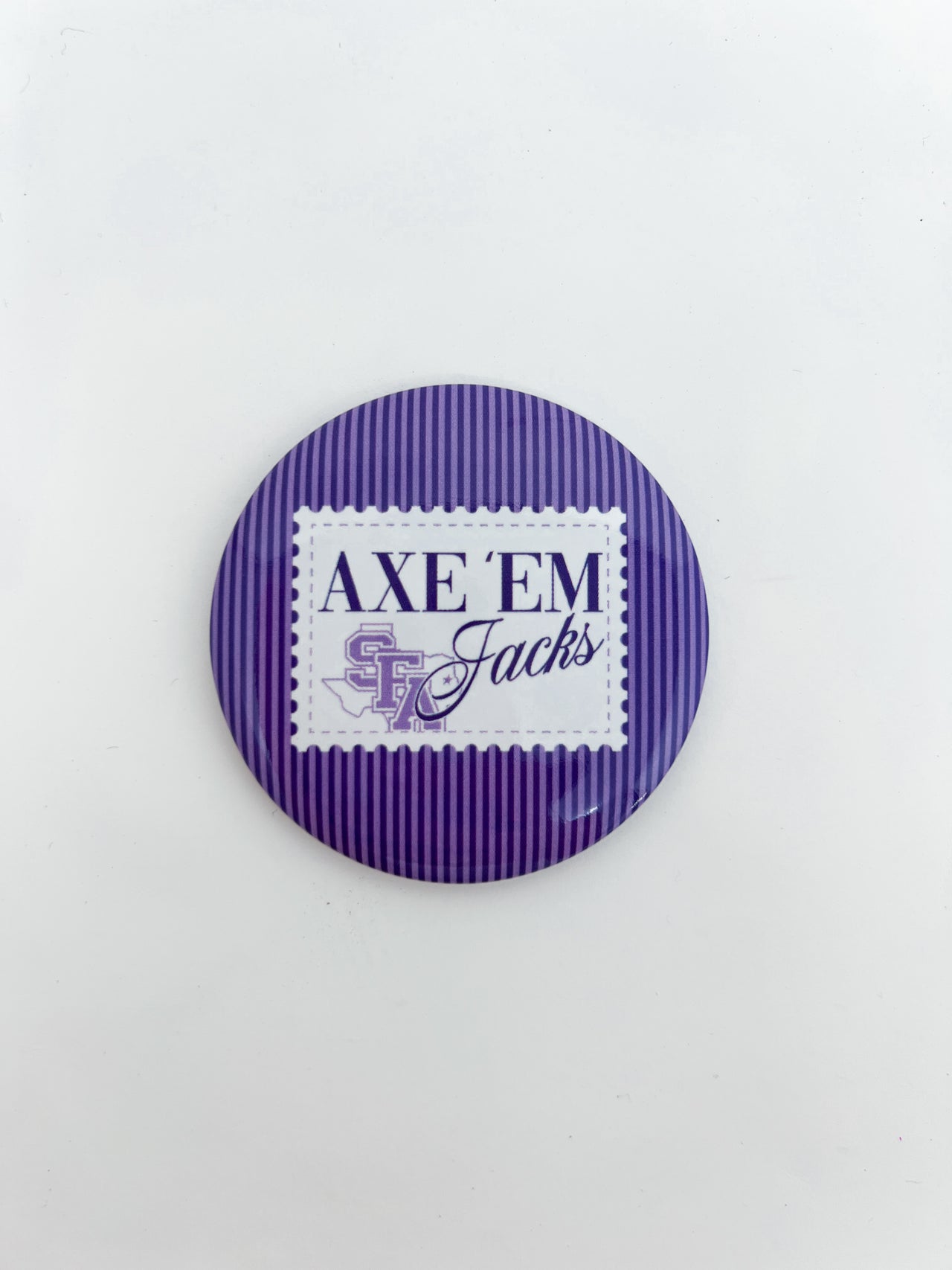 Axe'em Jacks Stamp Pin