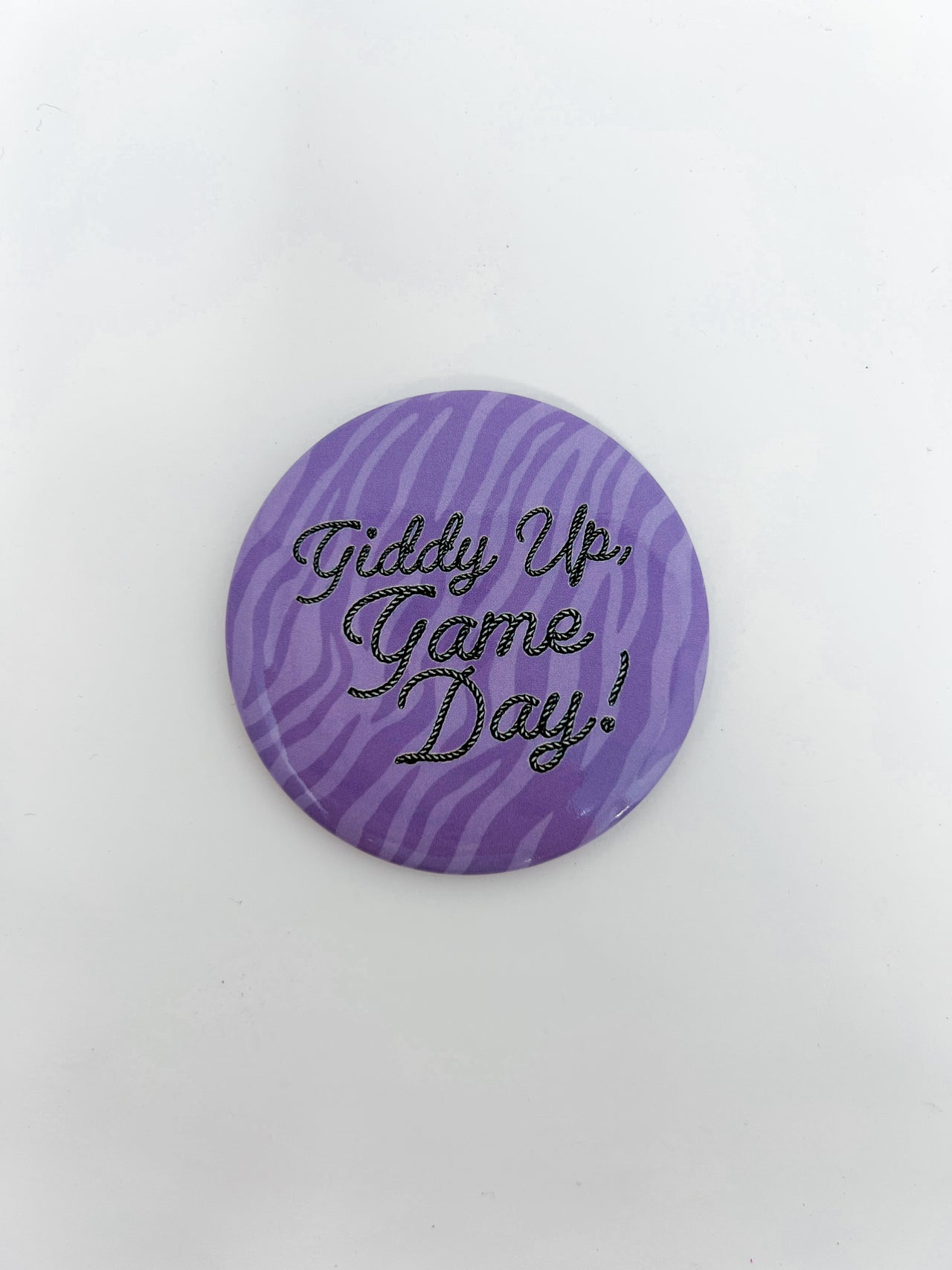 Giddy Up, Game Day Pin