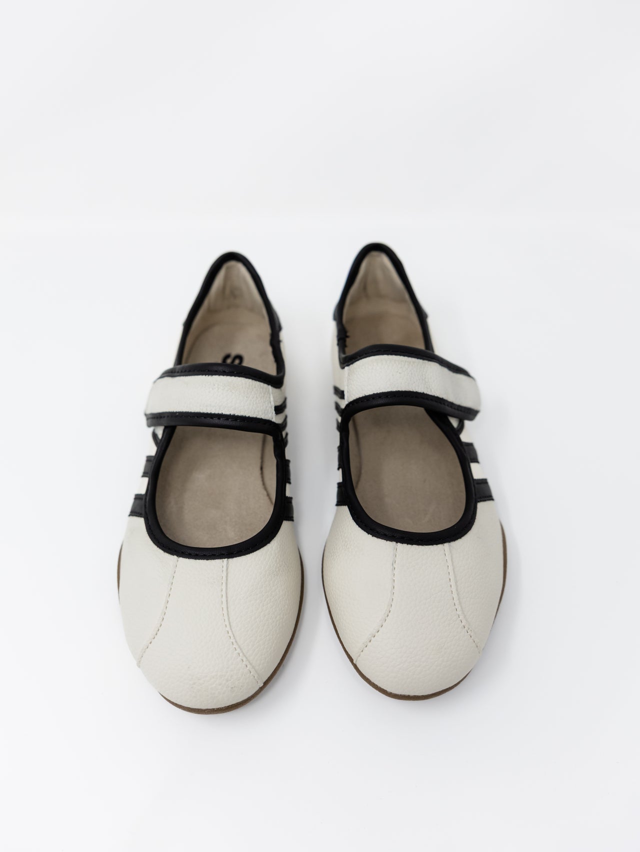 Peyton Ballet Sneakers- Black/White
