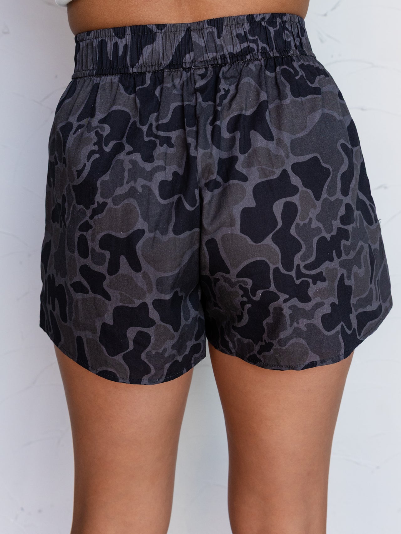 Lulu Mac Boxer Shorts- Black Camo