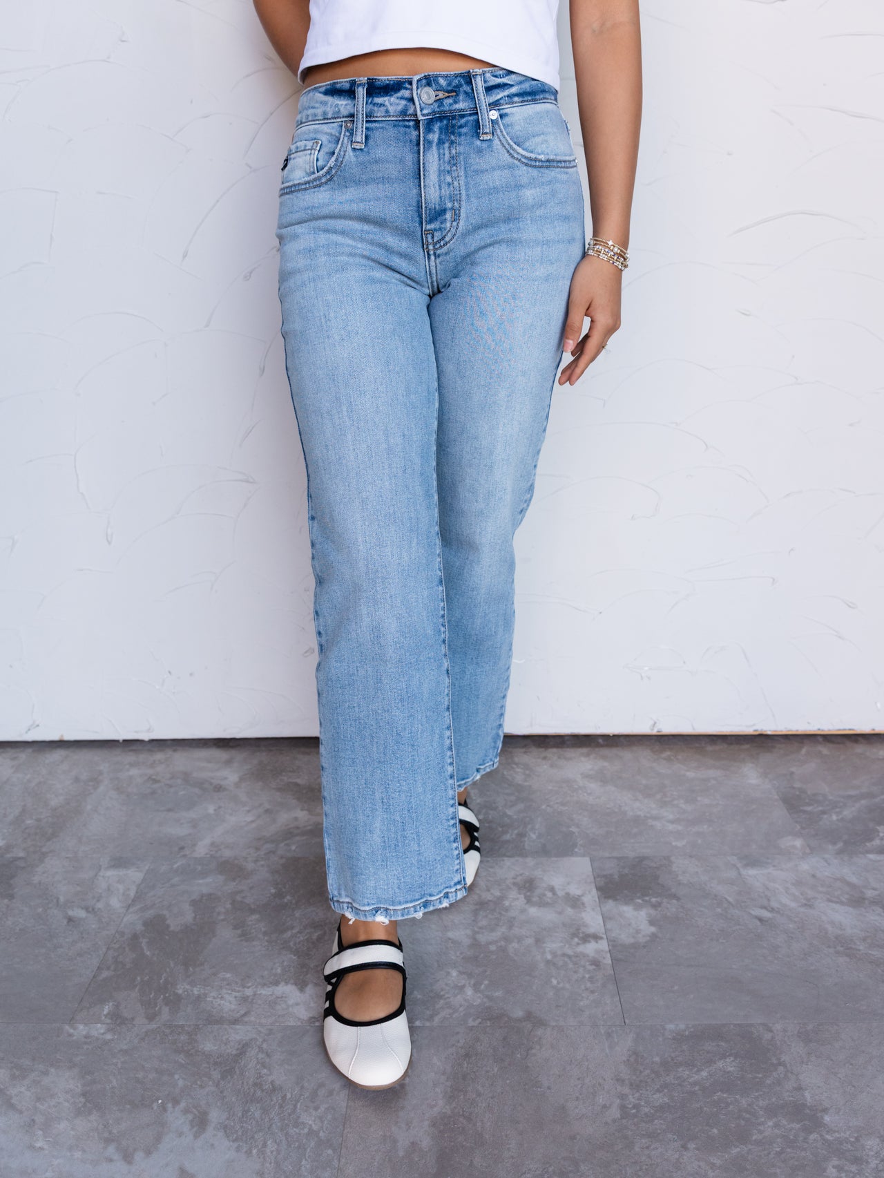 Believe It To Be True High rise Wide Leg Jeans