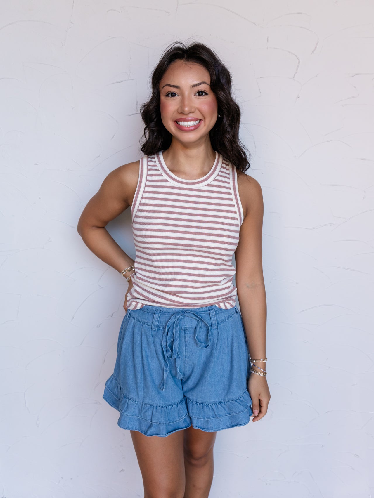 Sweeten The Truth Racer Back Tank- Mocha
