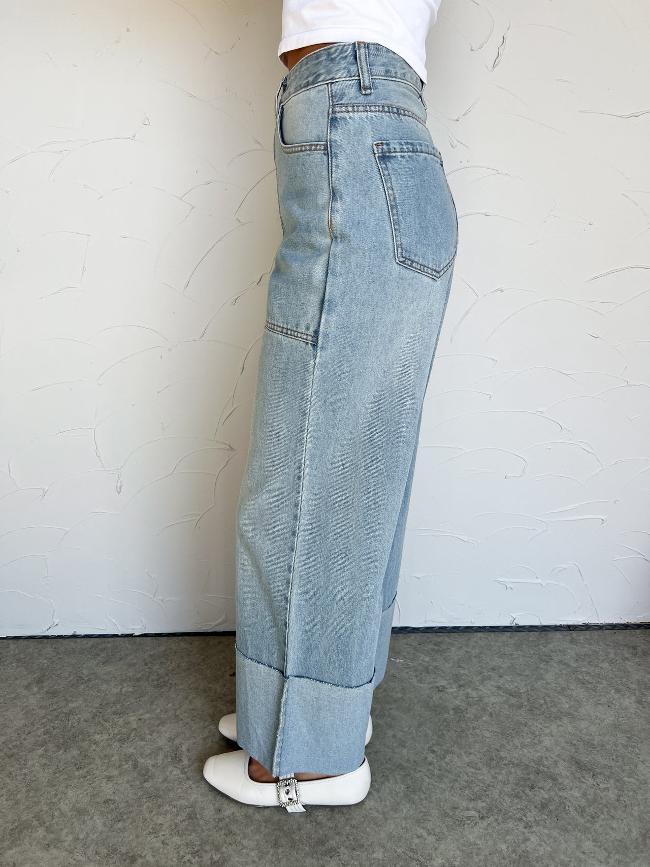 Leave The Story Unwritten High Waisted Wide Leg Jeans