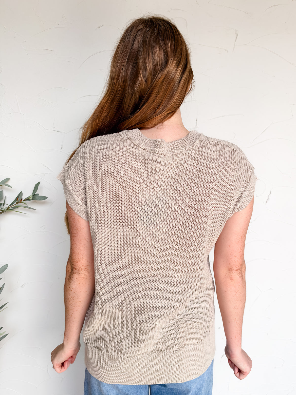 Stay Relaxed Oversized Sweater - Sand Beige