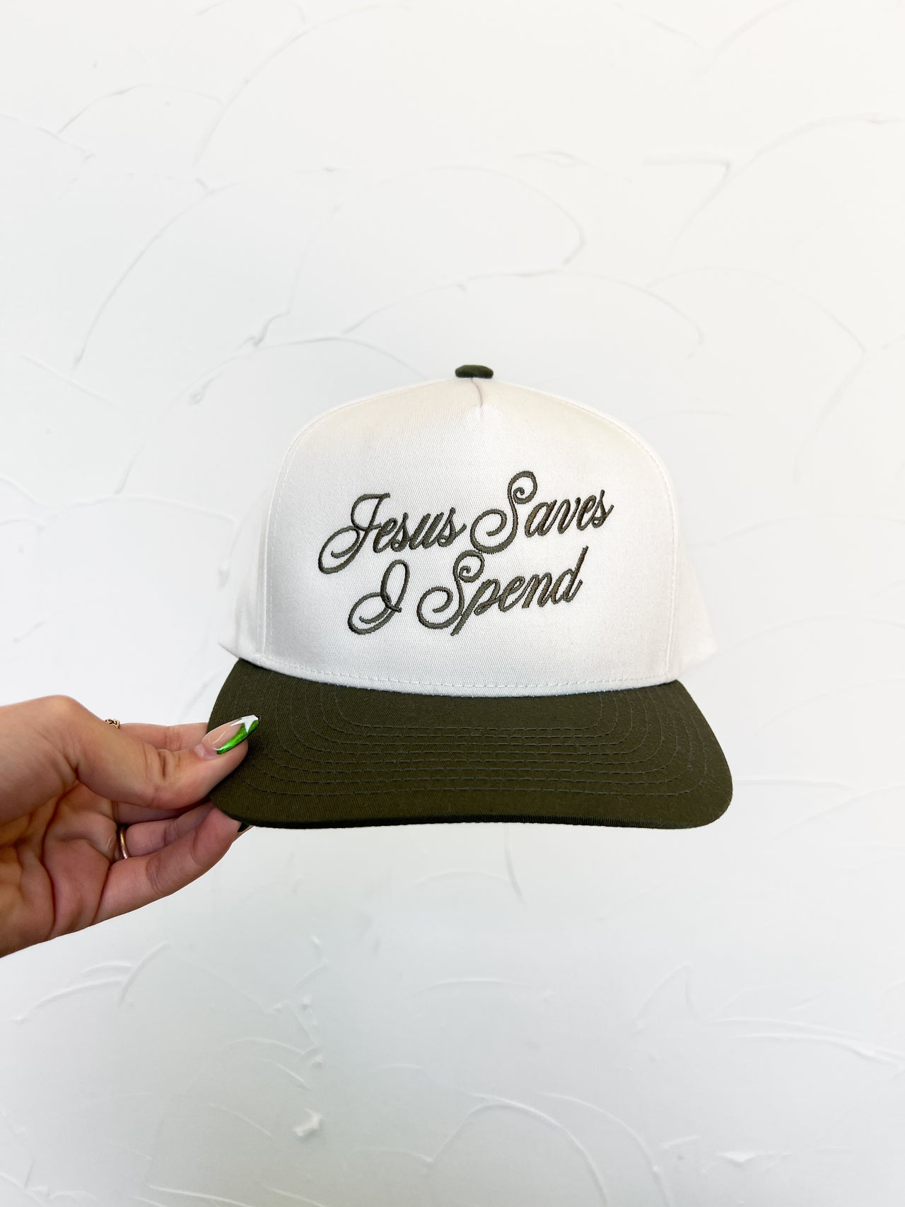 Jesus Saves I Spend Cap