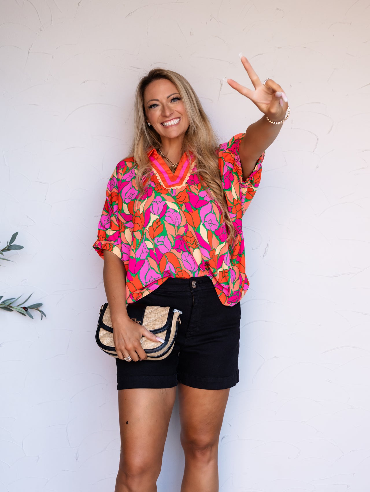 Romance In Bloom Floral Flowy Top