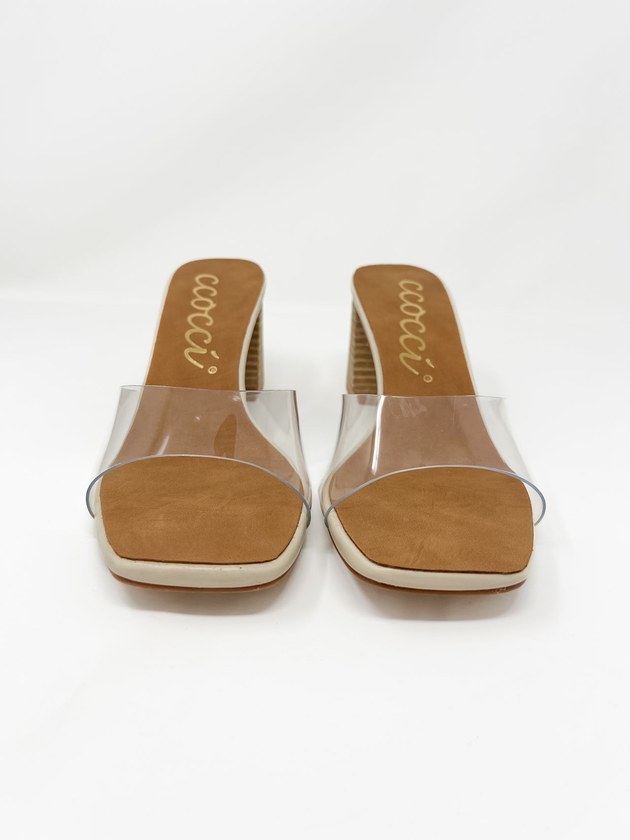 Fergie Heels- Clear