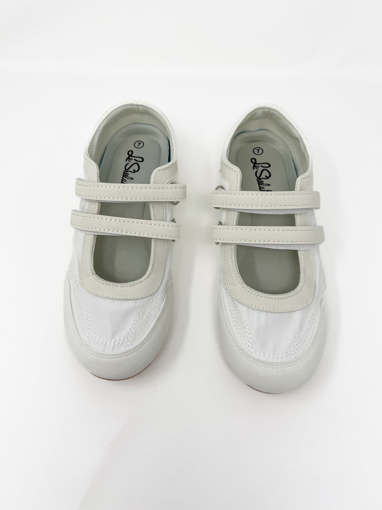 Timbre Sporty Ballet Sneakers- White