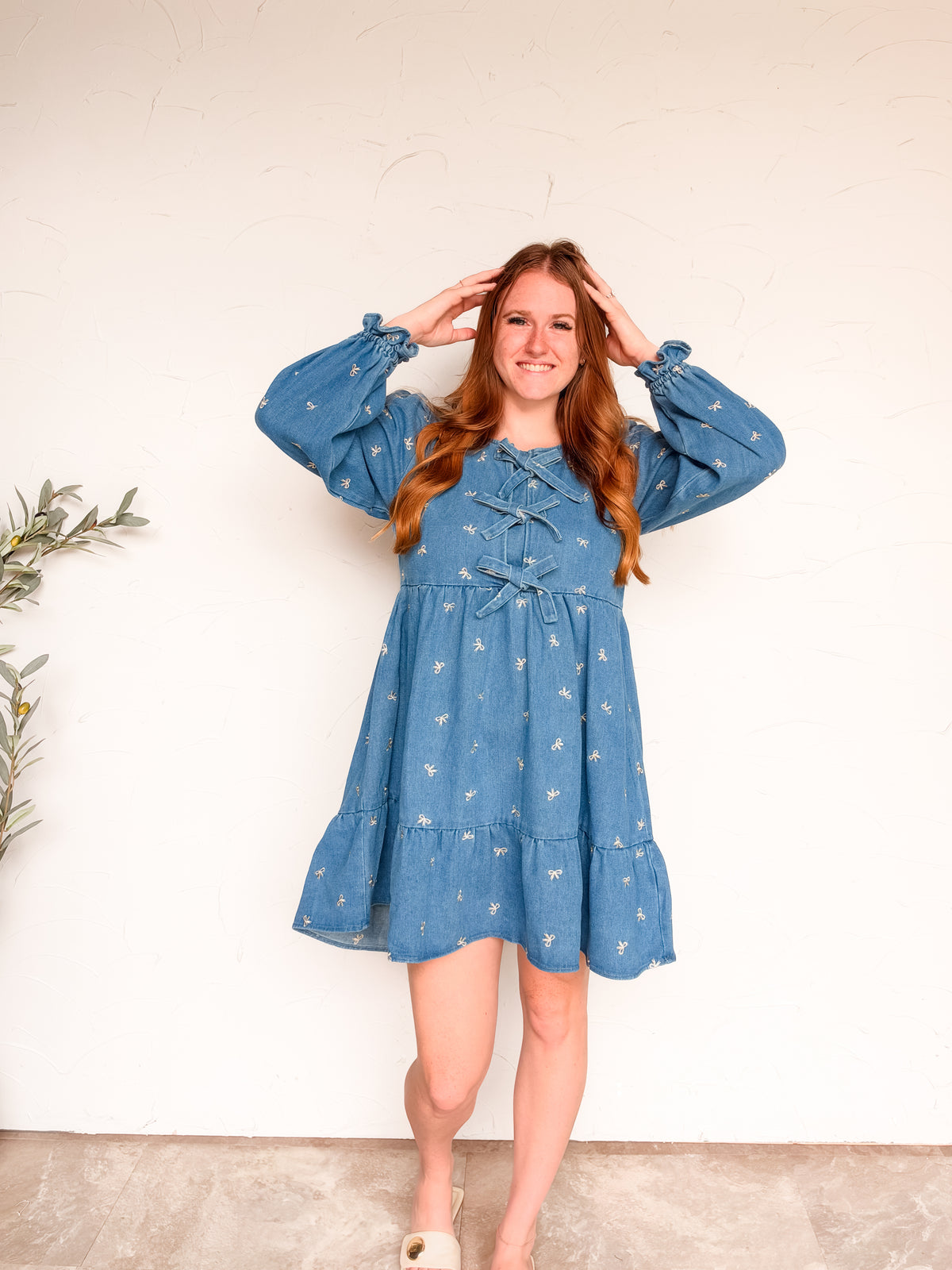 I've Got A Gift Denim Dress
