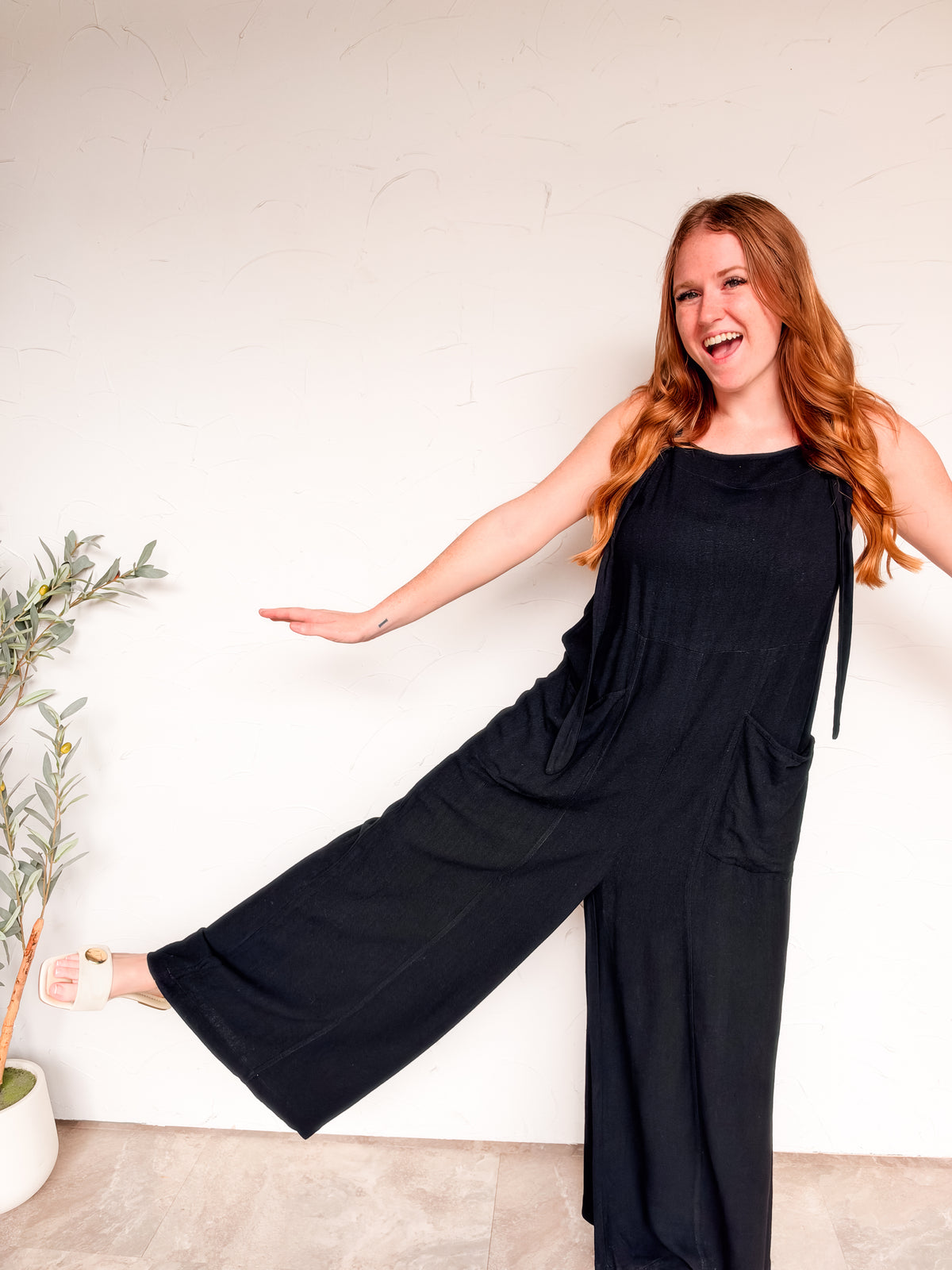 Be My Favorite Wide Leg Jumpsuit