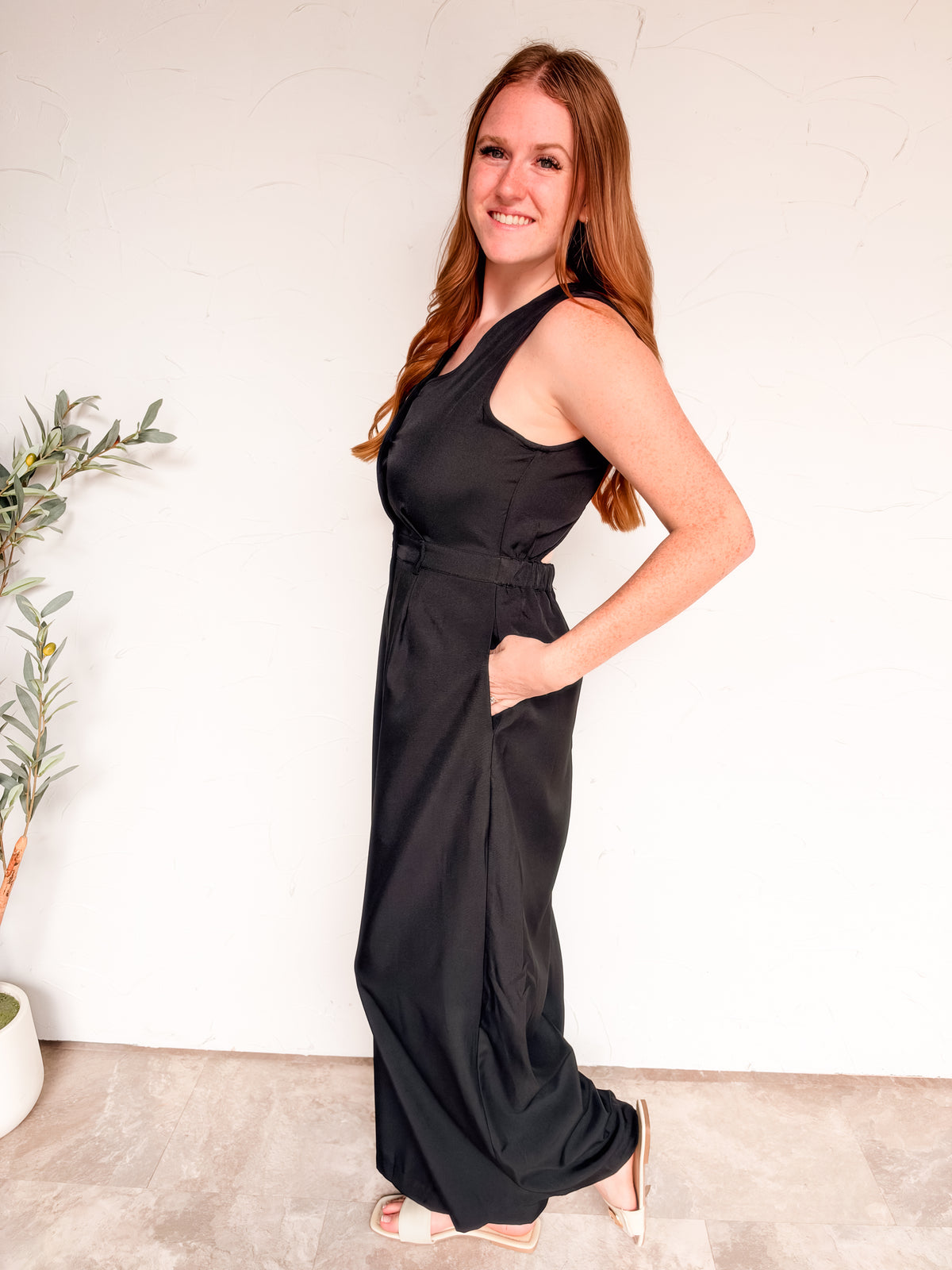 Tailored To Perfection Wide Leg Jumpsuit
