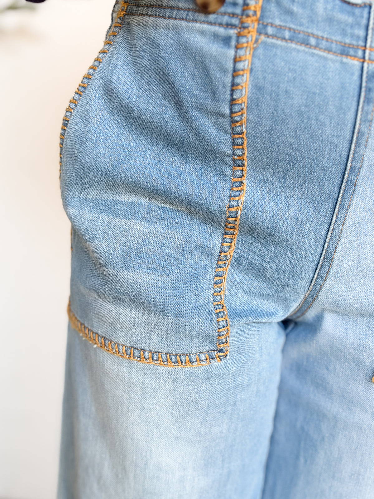 Never Let Go Whipstitch Cropped Pants