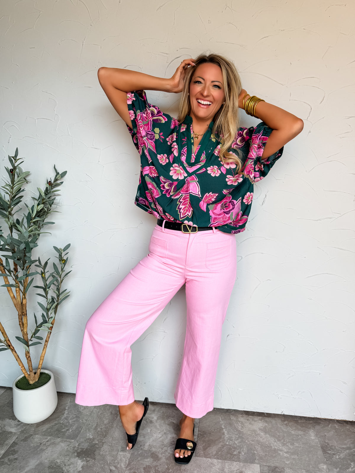 Turn My Life Around Floral Dolman Top