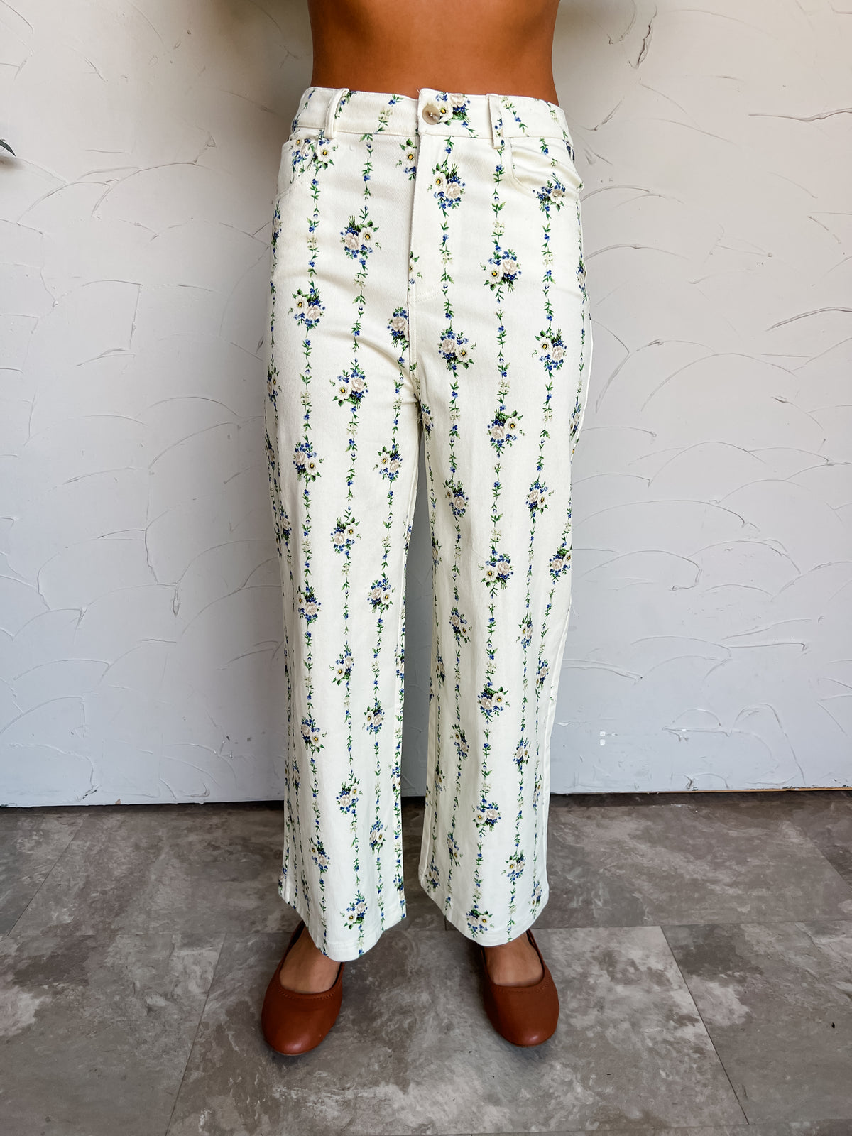 Moments Of Time Floral Pants