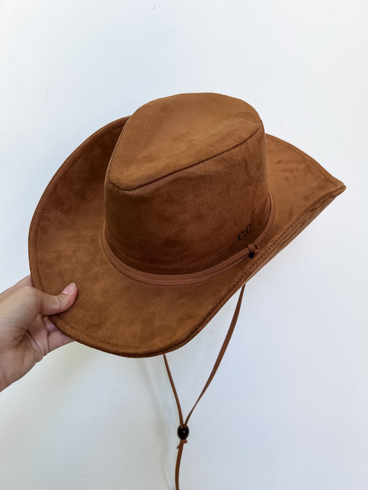 She's All Country Suede Cowboy Hat- Camel