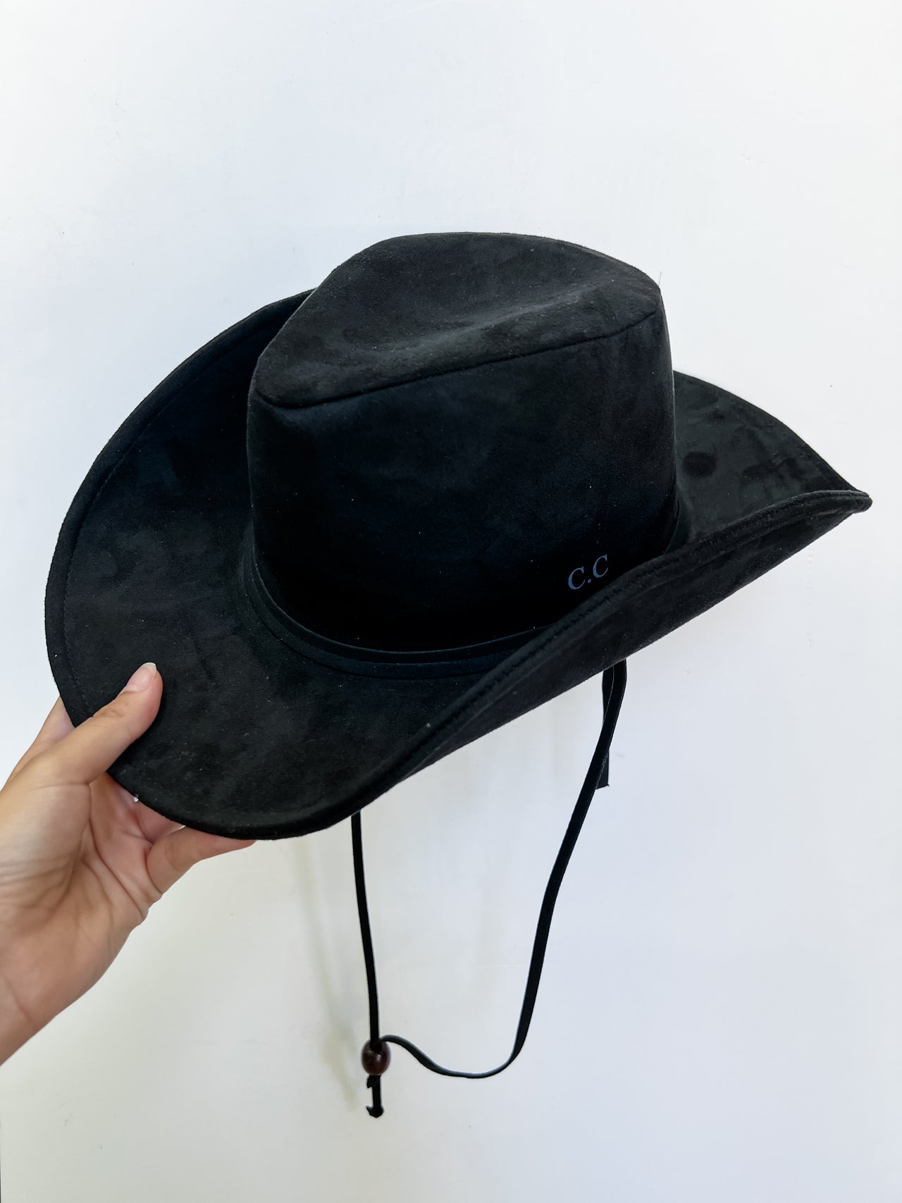 She's All Country Suede Cowboy Hat- Black