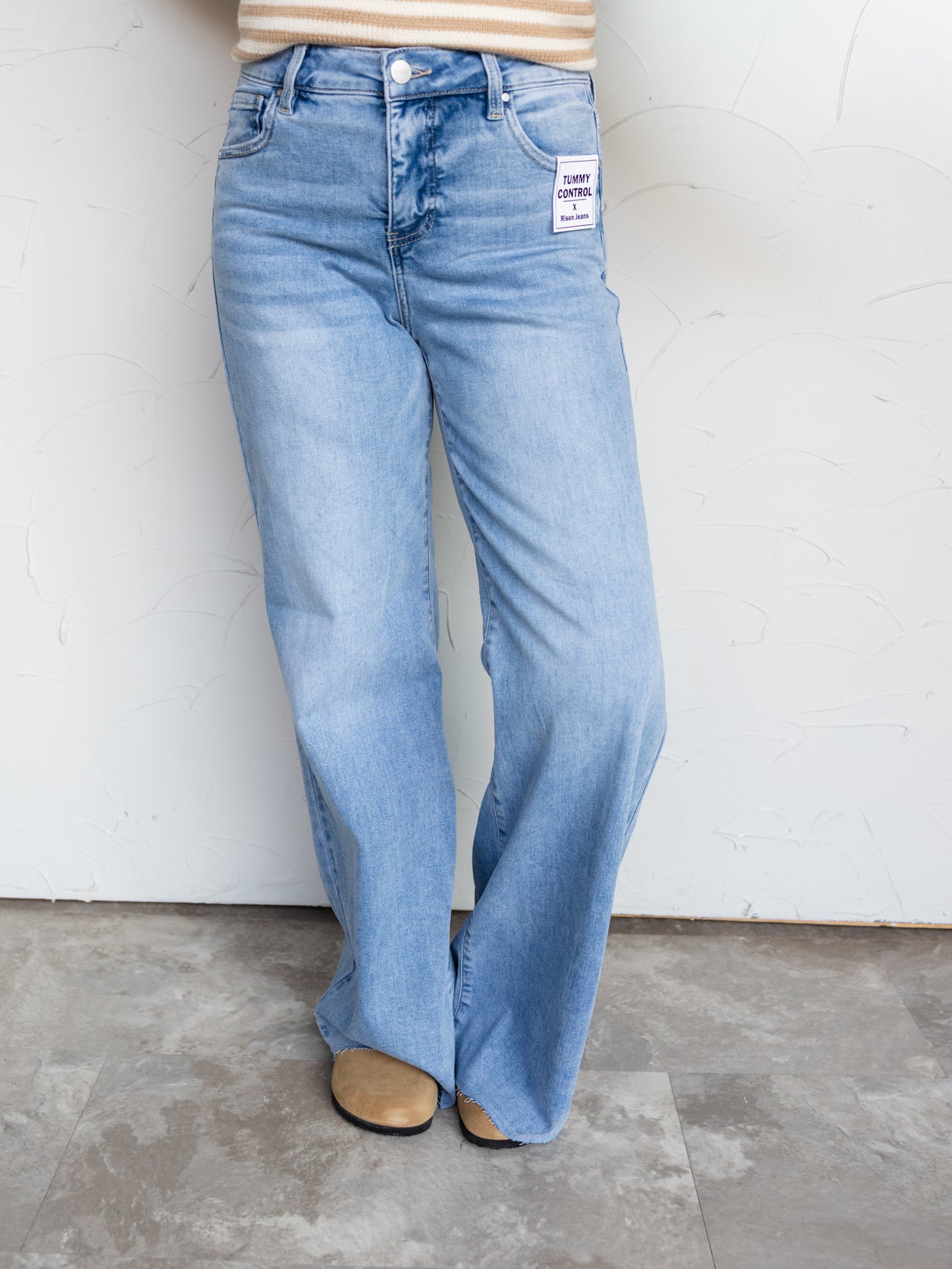 There's Always Hope High Rise Palazzo Jeans