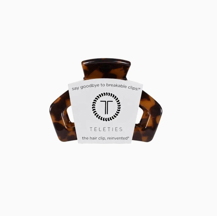 Tortoise Open Hair Clip- Petite
