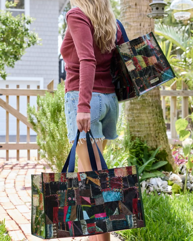 Artisan Stitches Multi Carry All Happy Tote Bags