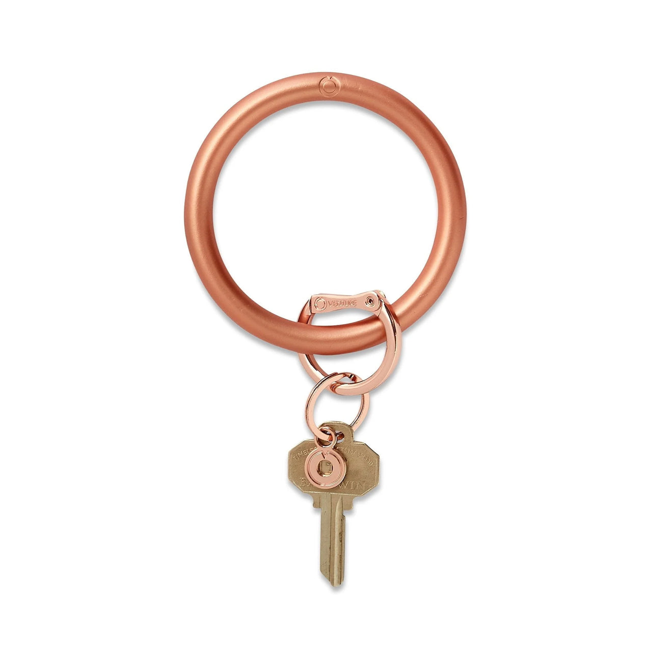 Solid Rose Gold Collection Key Ring