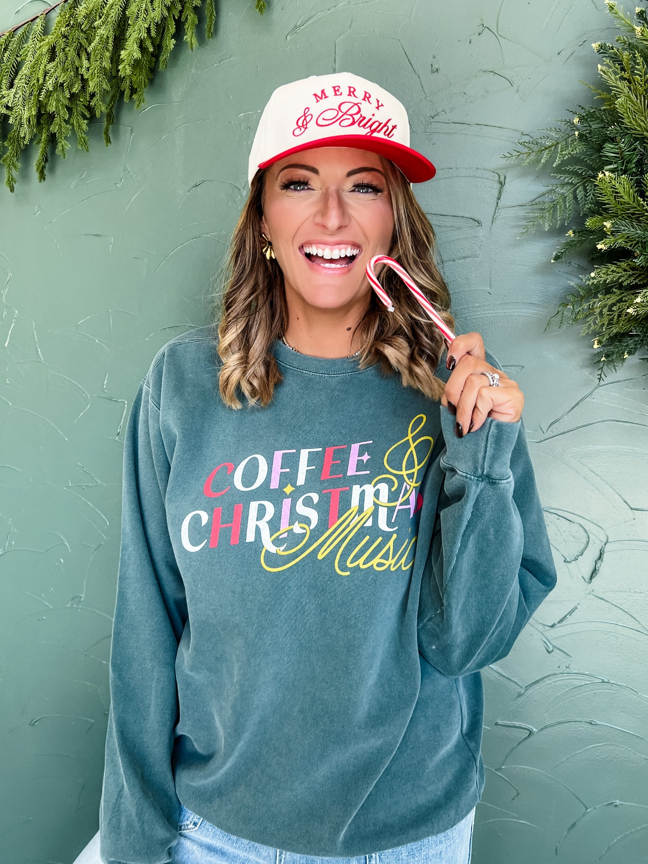 Coffee and Christmas Music Sweatshirt