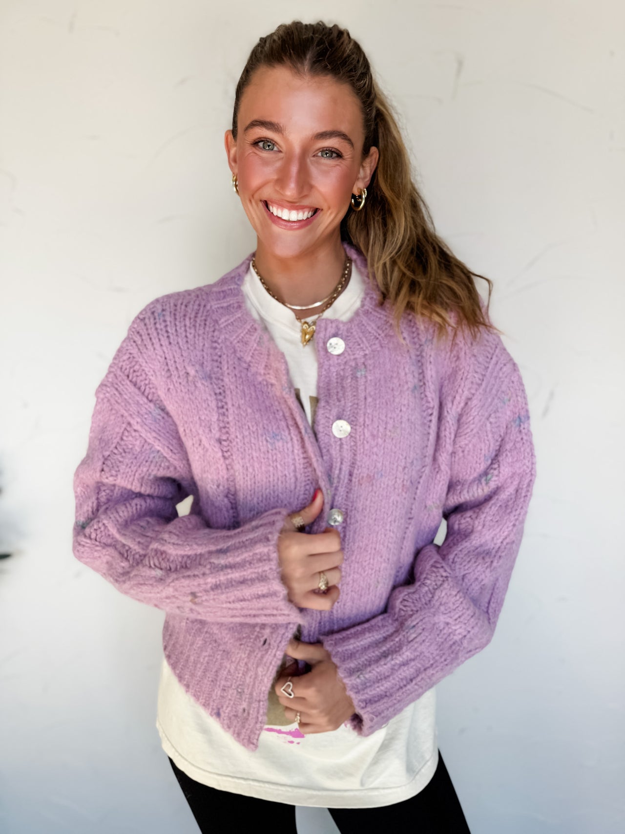 I'll Give You Options Solid Button Down Sweater