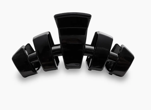 Jet Black Classic Hair Clip- Medium