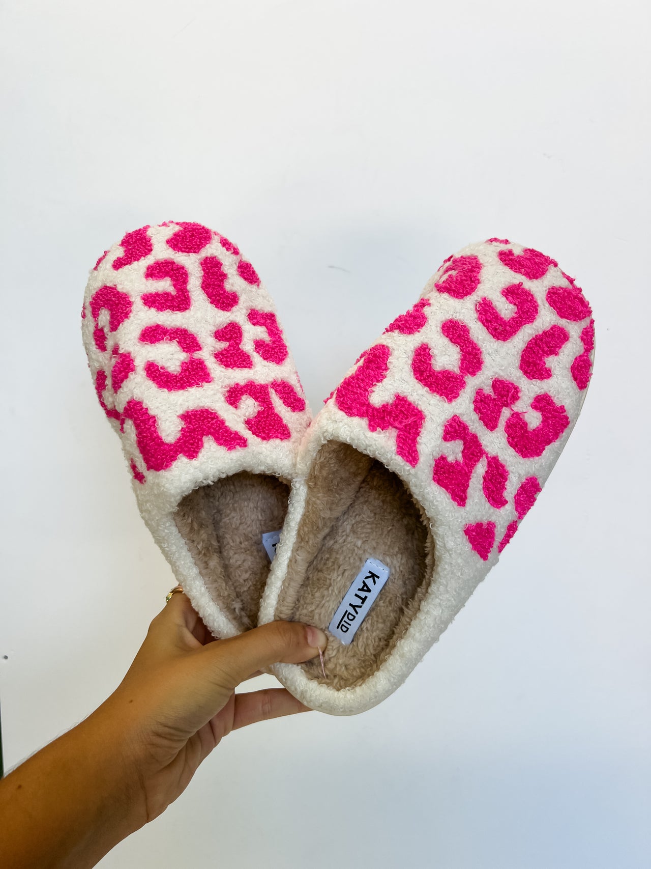 Hot Pink Leopard Slippers