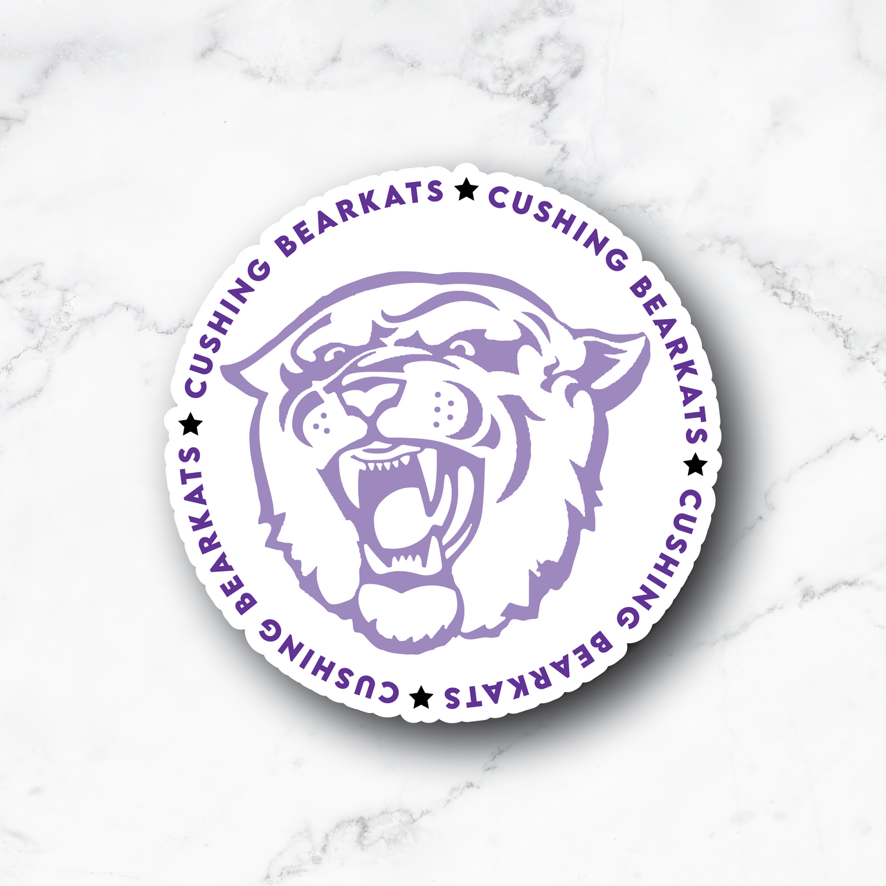 Cushing Bearkats Logo Sticker