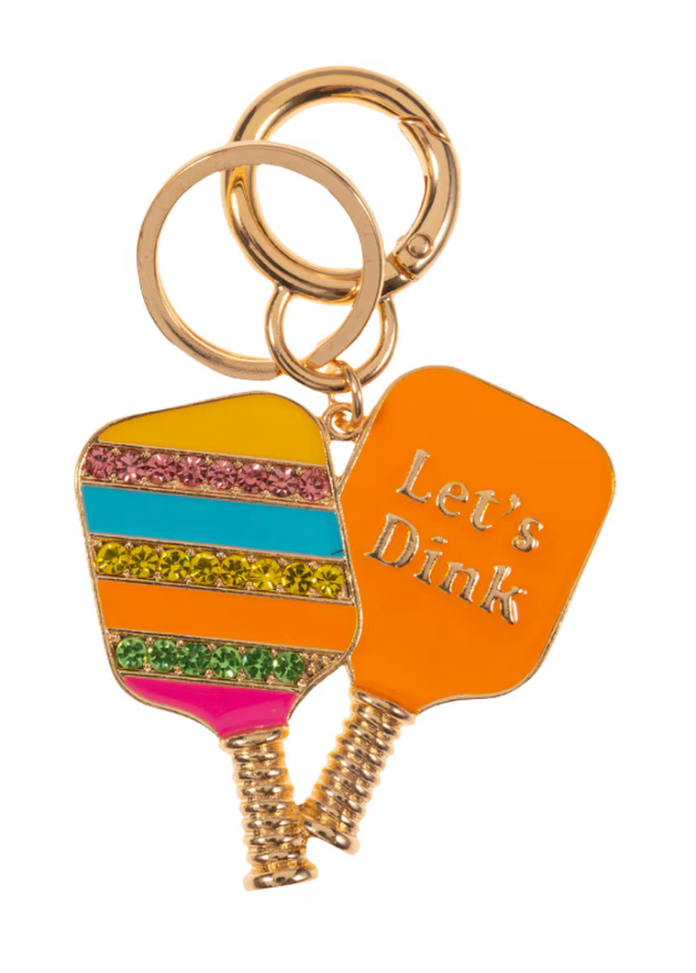 Let's Dink Pickleball Keychain
