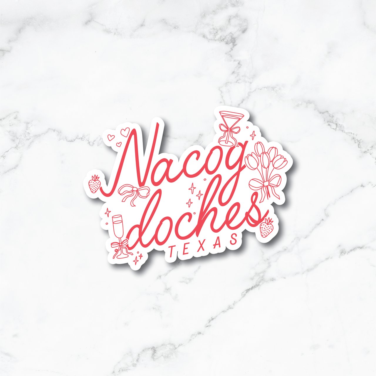 Nacogdoches Doodle Sticker