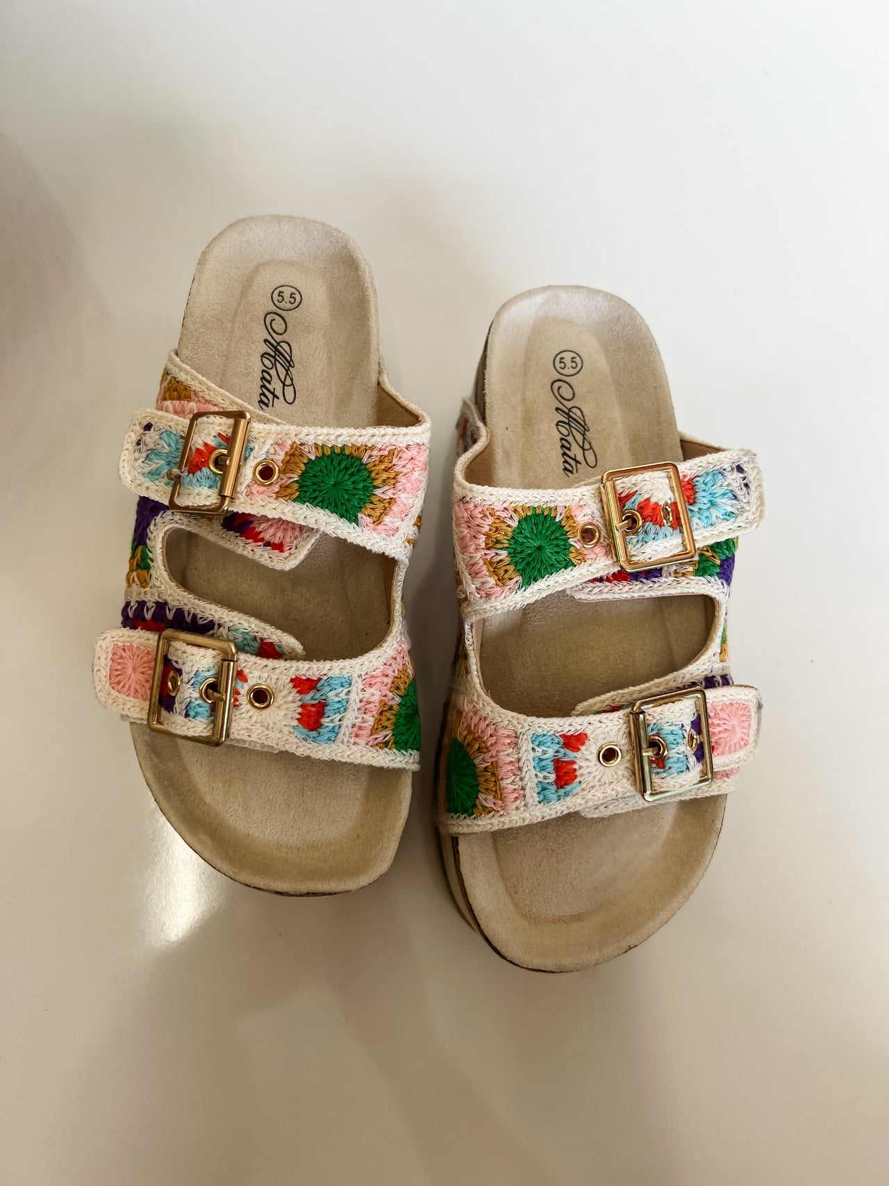 Kiowa Crochet Platform Sandals