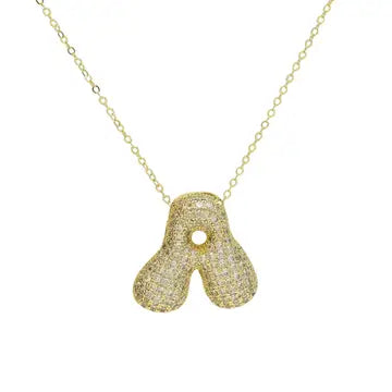 Gold Waterdrop Link Chain 18K Necklace