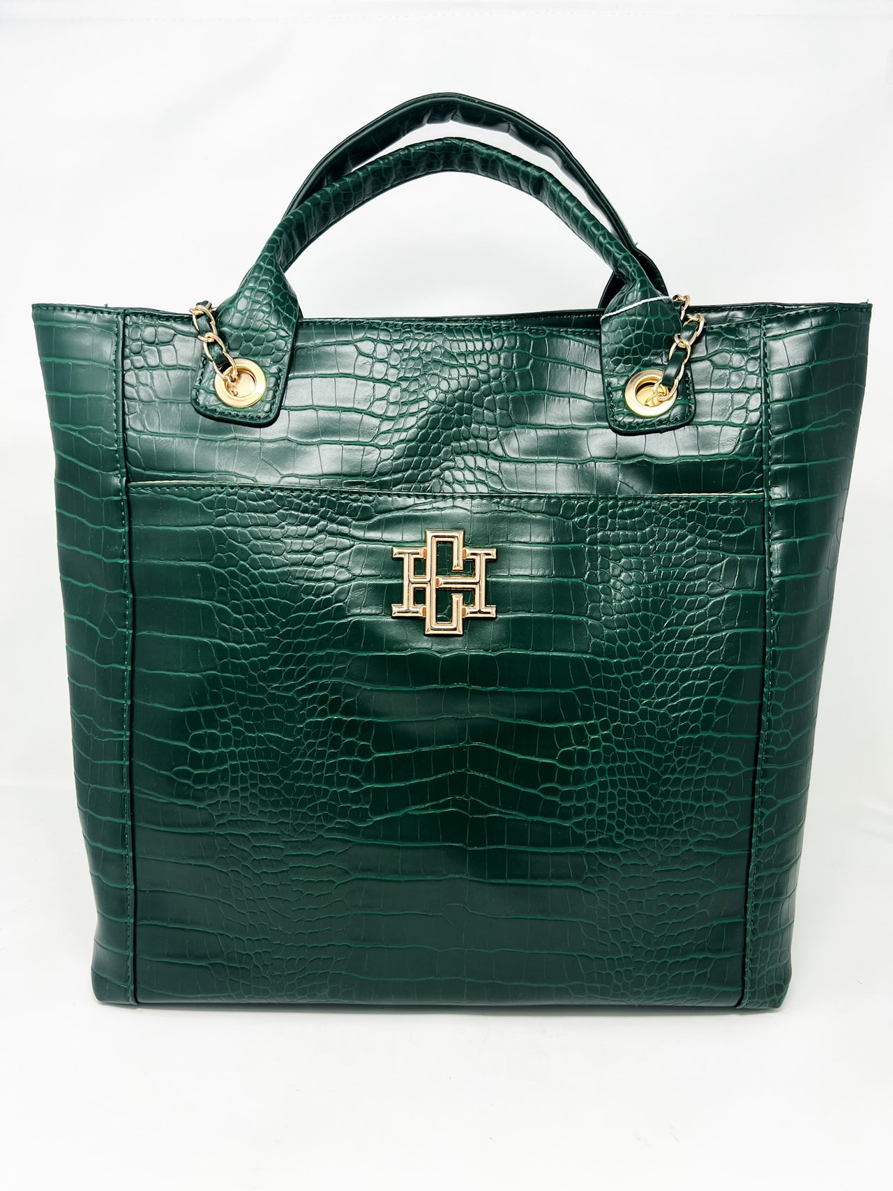 {CH} Kinzley Tote Hunter Green EC