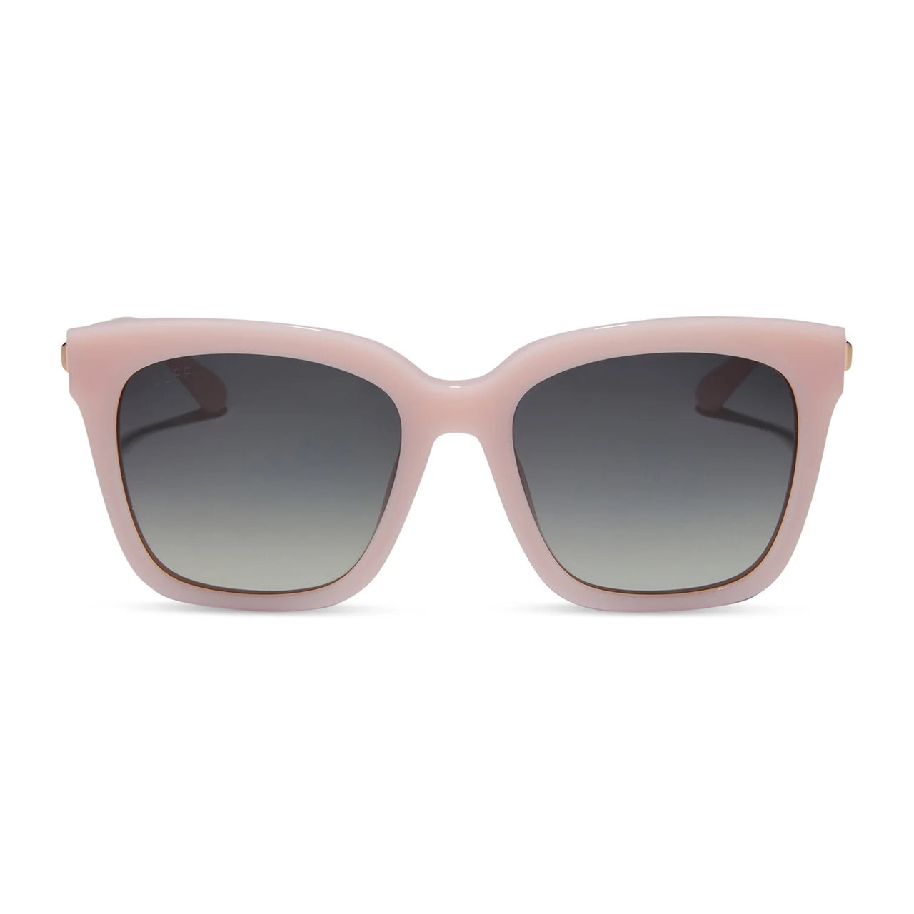 Bella - pink velvet + grey gradient sunglasses