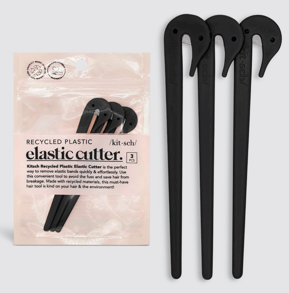 Eco- Friendly Elastic Cutters 3pc Set- Black