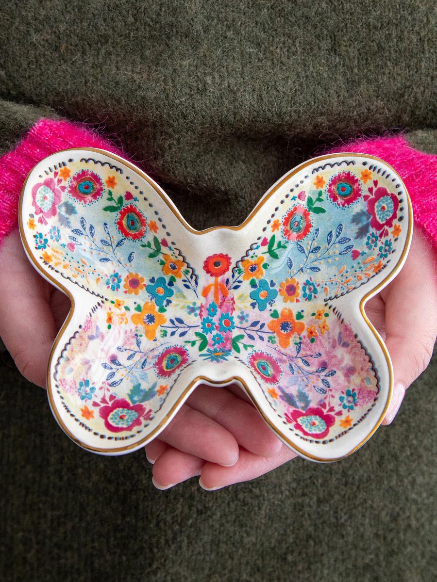 Butterfly Shaped Trinket Bowl