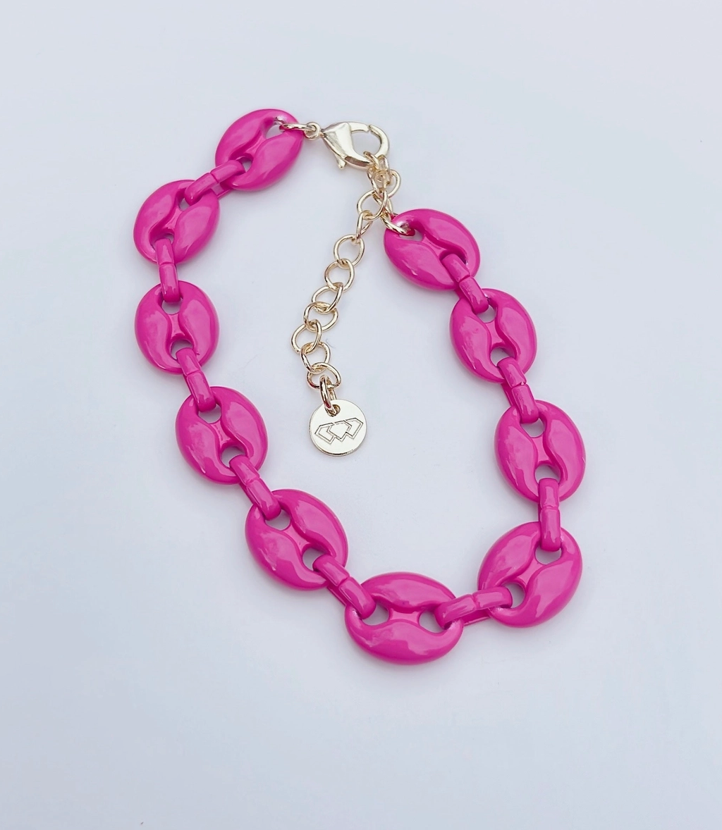 {TJ} Gracie Hot Pink Bracelet