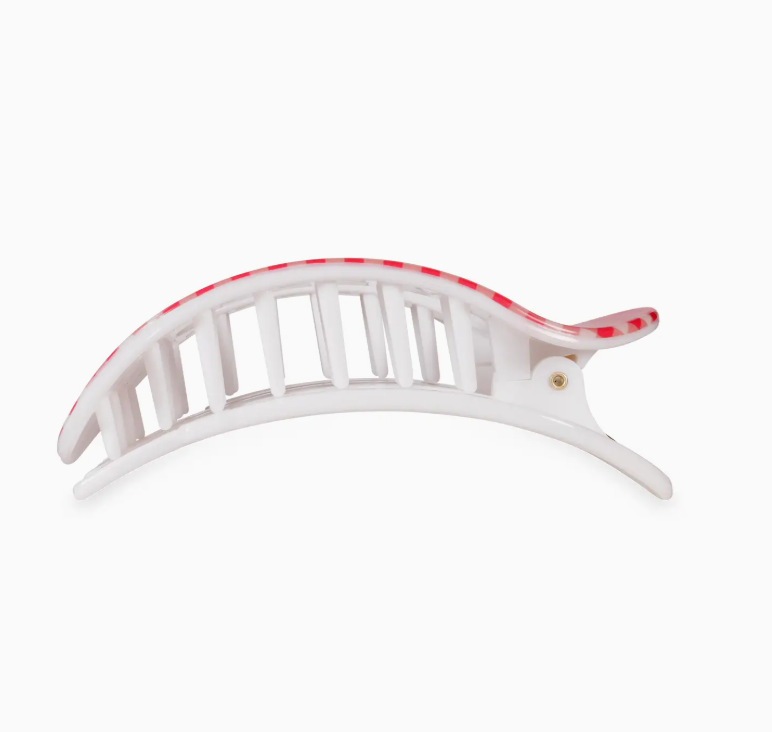 Blueberry Farms Flat Round Hair Clip- Large