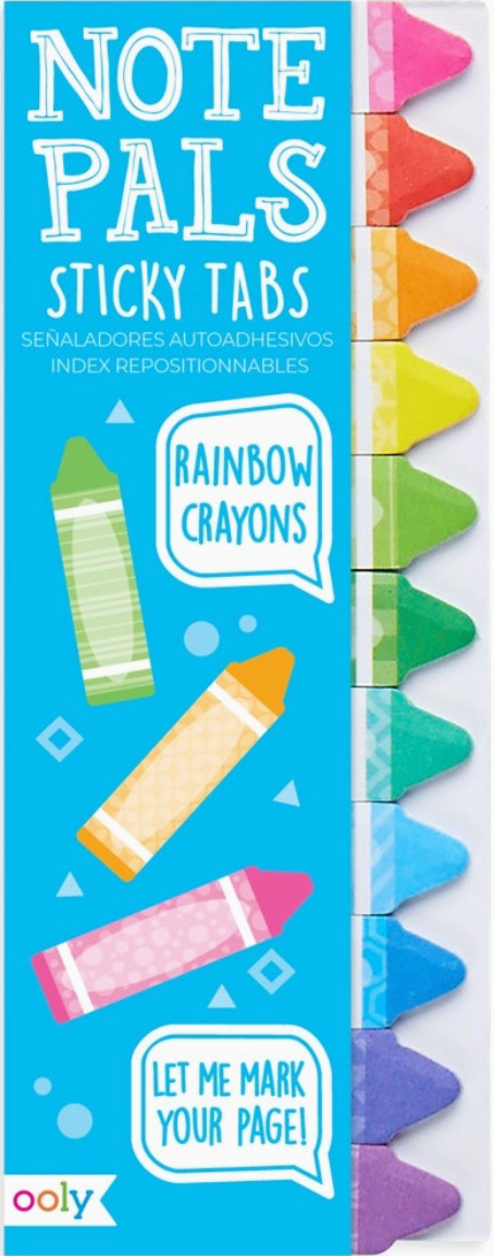 Rainbow Crayons Stickers