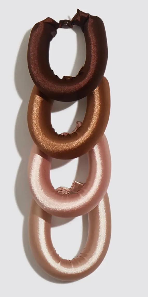 Satin Jumbo Flexi Rods 4Pc's- Rosewood