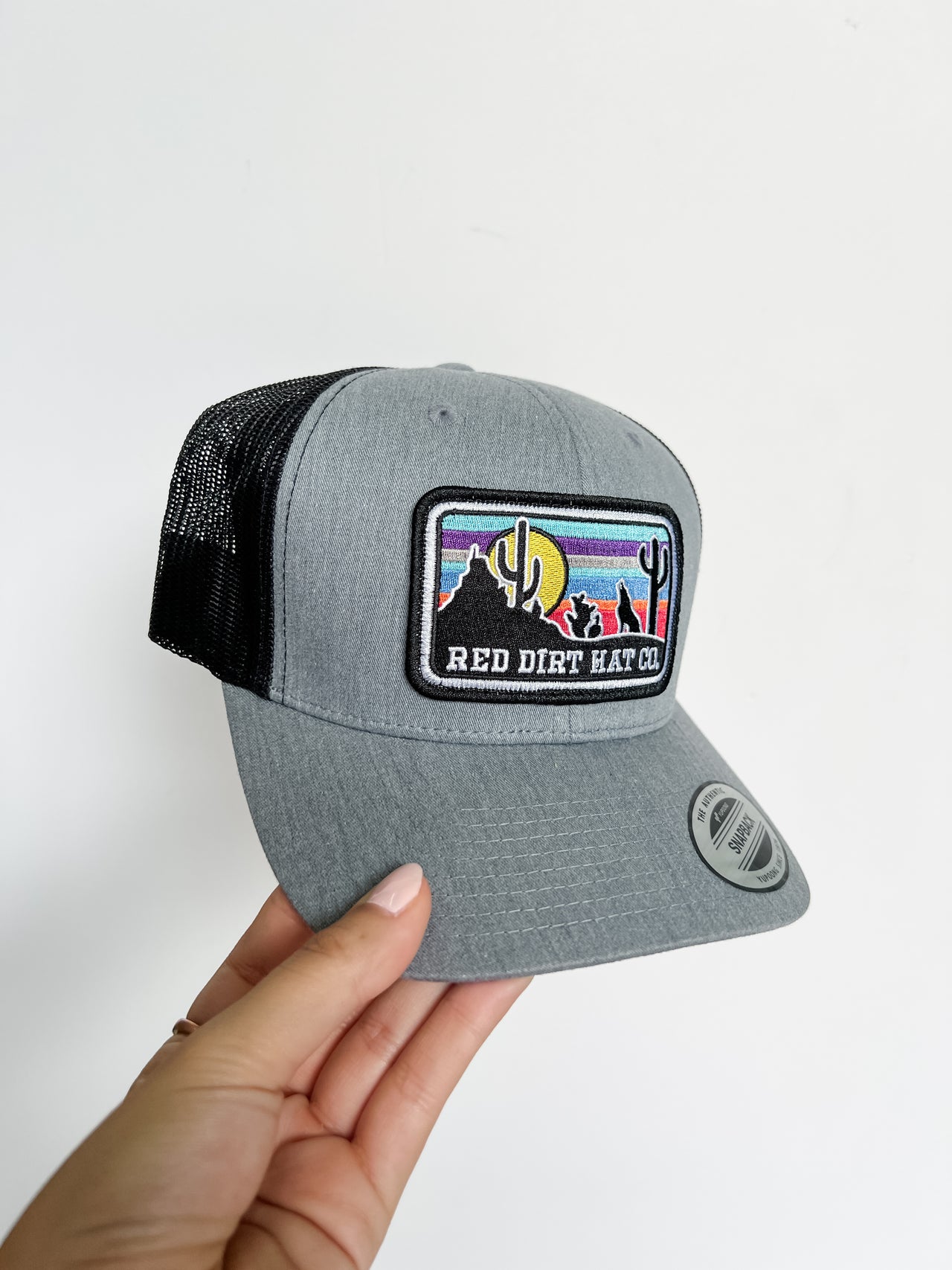 Coyote Hat- Grey/Black