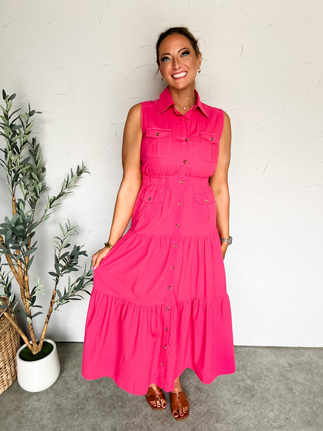 Blissful Day Tiered Maxi Dress