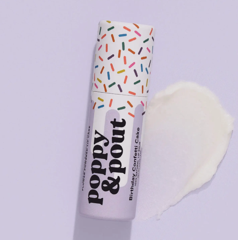 Birthday Cake Confetti Lip Balm- Purple