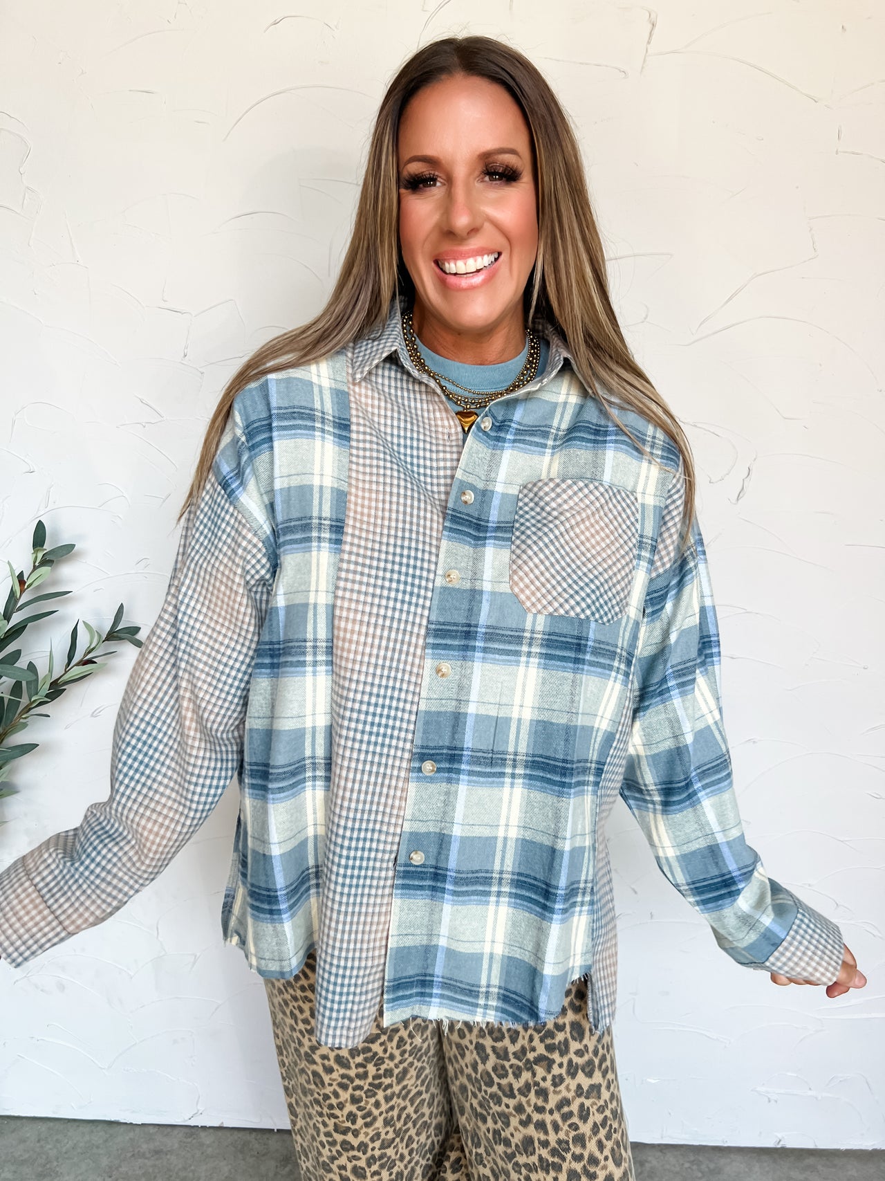 It's A Surprise Plaid Flannel