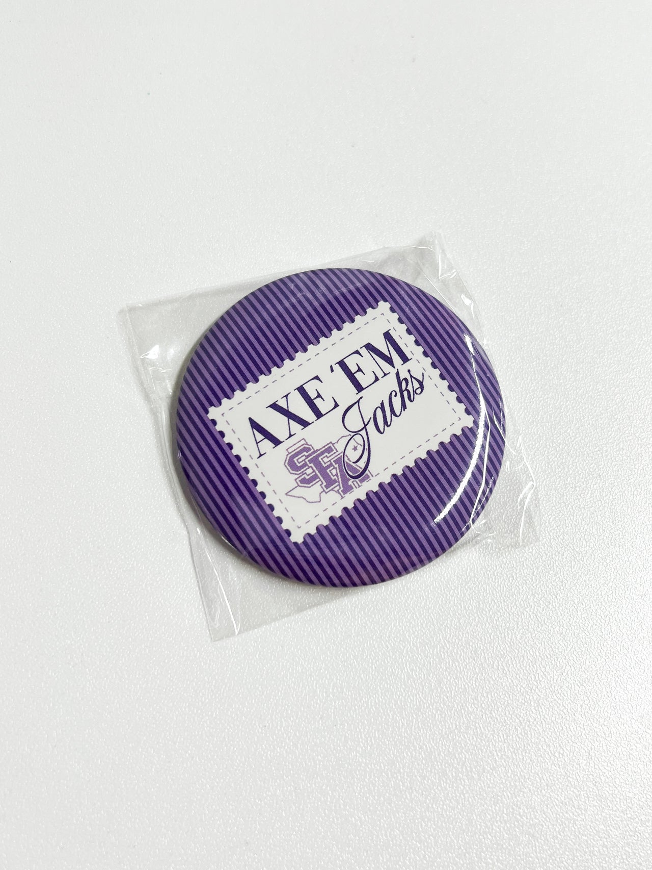 Axe'em Jacks Stamp Pin