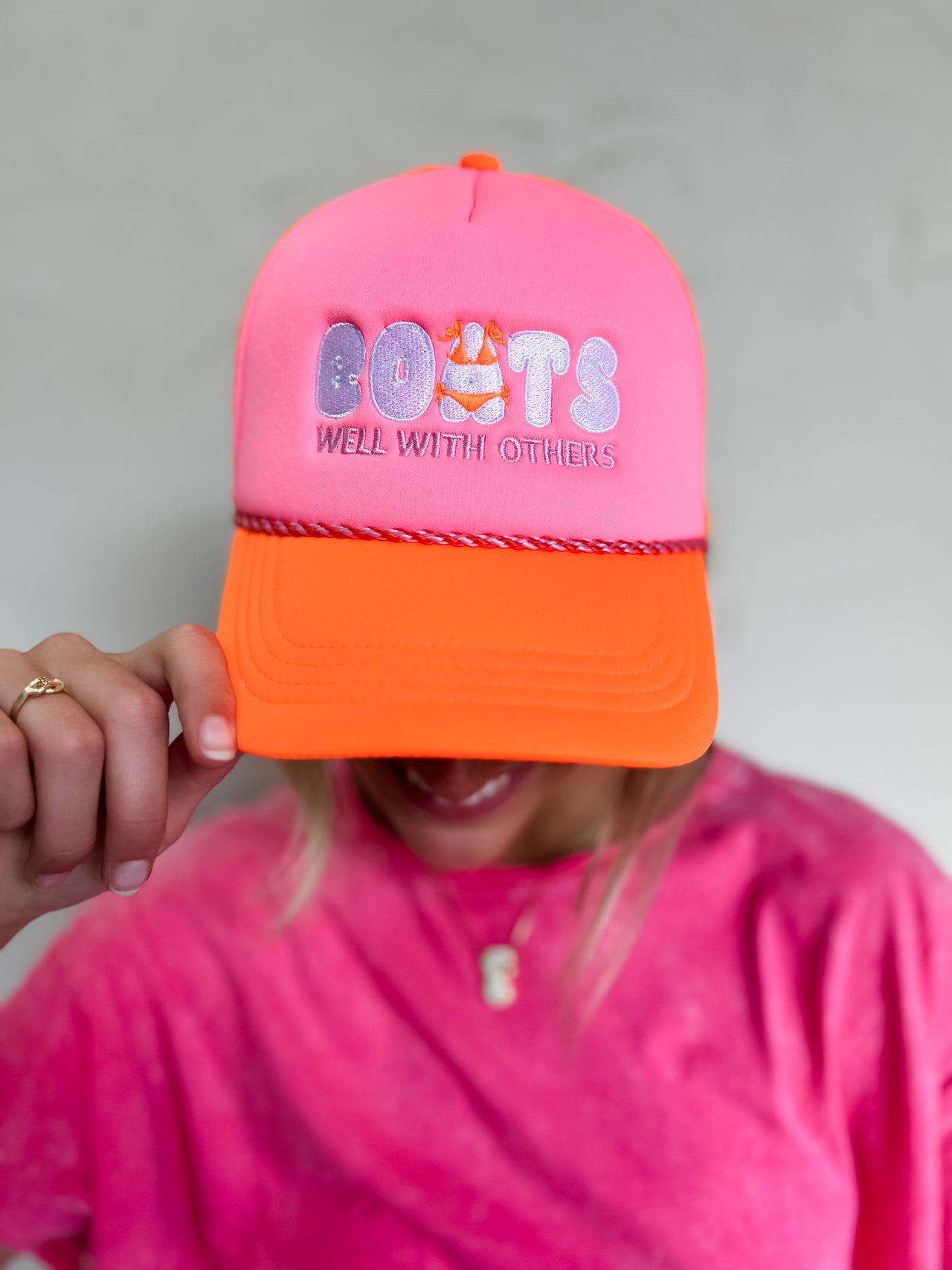 Boats Well With Others Foam Trucker Hat